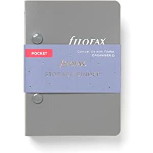 Filofax Pocket 132918 Aufbewahrungsordner, Grau Filofax Pocket 132918 Aufbewahrungsordner, Grau