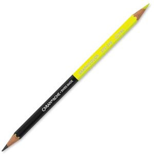 Caran d'Ache Graphicolor Bicolor Gelb/Graphit-FSC, Größe: ca. 17cm, 0370.240, Mehrfarbig Caran d'Ache Graphicolor Bicolor Gelb/Graphit-FSC, Größe: ca. 17cm, 0370.240, Mehrfarbig