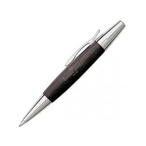Faber-Castell 148383 Drehkugelschreiber e-motion Birnbaum/Chrom, Mine: B, inklusive Geschenkverpackung, Schaftfarbe: schwarz/silber Faber-Castell 148383 Drehkugelschreiber e-motion Birnbaum/Chrom, Mine: B, inklusive Geschenkverpackung, Schaftfarbe: schwarz/silber