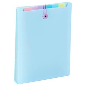 Viquel Ordnungsmappe mit 6 Positionen für Rucksack – Rainbow Pastell – Vertikale Fächermappe A4 – Blau Viquel Ordnungsmappe mit 6 Positionen für Rucksack – Rainbow Pastell – Vertikale Fächermappe A4 – Blau