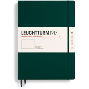 LEUCHTTURM1917 370263 Notizbuch Master Classic (A4+) Hardcover, 235 nummerierte Seiten, Forest Green, blanko LEUCHTTURM1917 370263 Notizbuch Master Classic (A4+) Hardcover, 235 nummerierte Seiten, Forest Green, blanko