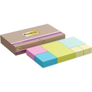 Post-it Super Sticky Notes, Assortierte Größen, Packung mit 18 Blöcken, 90 Blatt pro Block, Farben: Pink, Blau, Grün, Gelb Extra-stark klebende Notizzettel für To-Do-Listen und Erinnerungen Post-it Super Sticky Notes, Assortierte Größen, Packung mit 18 Blöcken, 90 Blatt pro Block, Farben: Pink, Blau, Grün, Gelb Extra-stark klebende Notizzettel für To-Do-Listen und Erinnerungen