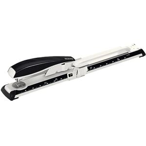 Leitz Langarm-Büroheftgerät aus Metall, Für 40 Blatt, Inkl. Heftklammern, Ergonomisches Design, Schwarz, NeXXt-Serie, 55600095 Leitz Langarm-Büroheftgerät aus Metall, Für 40 Blatt, Inkl. Heftklammern, Ergonomisches Design, Schwarz, NeXXt-Serie, 55600095