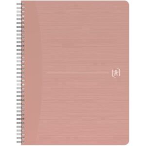 Oxford Spiral-Notizbuch A4 kariert, 180 Seiten, My Rec’Up, aus recycelten Papp-Bechern, rosa Oxford Spiral-Notizbuch A4 kariert, 180 Seiten, My Rec’Up, aus recycelten Papp-Bechern, rosa