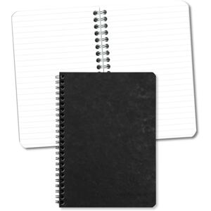 Clairefontaine 785361C Spiralbuch / Notizheft mit Doppelspirale Age Bag DIN A5 14,8x21 cm, liniert 50 Blatt, heraustrennbar, 90g, Schwarz mit Lederoptik, 1 Stück Clairefontaine 785361C Spiralbuch / Notizheft mit Doppelspirale Age Bag DIN A5 14,8x21 cm, liniert 50 Blatt, heraustrennbar, 90g, Schwarz mit Lederoptik, 1 Stück