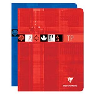 Clairefontaine 37227AMZC Set mit 2 Heften, 40 Blatt, 17 x 22cm, französische Lineatur 90g und blanko 125g, 1 Set, farbig sortiert Clairefontaine 37227AMZC Set mit 2 Heften, 40 Blatt, 17 x 22cm, französische Lineatur 90g und blanko 125g, 1 Set, farbig sortiert