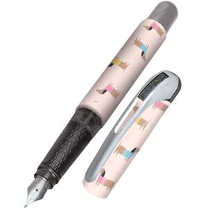 Online Füller College Dackel mit M-Feder I Füller Grundschule mit coolem Hunde-Design & Clip I Allergikerfreundlich, leicht & ergonomisch I Füllhalter inkl. blauer Tintenpatrone I Made in Germany Online Füller College Dackel mit M-Feder I Füller Grundschule mit coolem Hunde-Design & Clip I Allergikerfreundlich, leicht & ergonomisch I Füllhalter inkl. blauer Tintenpatrone I Made in Germany