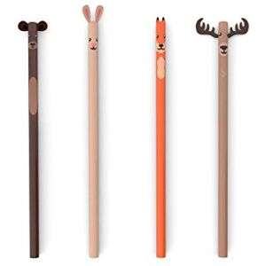Kikkerland 4347 Woodland Bleistift S/4 Kikkerland 4347 Woodland Bleistift S/4