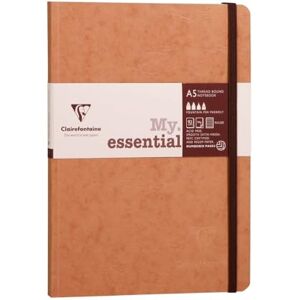 Clairefontaine 79343C Notizbuch AgeBag My Essentials, DIN A5, 14,8 x 21 cm, 96 Blatt, dot, nummeriert, 90g, 1 Stück, braun Clairefontaine 79343C Notizbuch AgeBag My Essentials, DIN A5, 14,8 x 21 cm, 96 Blatt, dot, nummeriert, 90g, 1 Stück, braun