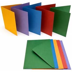 Craft UK Limited Craft UK 281 C6 Karten und Umschläge, helle Farben, 50 Stück, Bright Cards & Envelopes Craft UK Limited Craft UK 281 C6 Karten und Umschläge, helle Farben, 50 Stück, Bright Cards & Envelopes