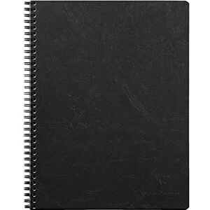 Clairefontaine 782521C Collegeblock / Heft Age Bag mit Doppelspirale, DIN A4+ 80 Blatt abtrennbar, perforiert, 4-fach gelocht, kariert, Schwarz, 1 Stück Clairefontaine 782521C Collegeblock / Heft Age Bag mit Doppelspirale, DIN A4+ 80 Blatt abtrennbar, perforiert, 4-fach gelocht, kariert, Schwarz, 1 Stück