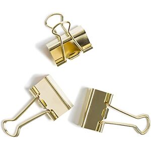 U Brands Binder-Clips, metallisches Gold, Büro-Organisationsbedarf, 32 mm, 72 Stück U Brands Binder-Clips, metallisches Gold, Büro-Organisationsbedarf, 32 mm, 72 Stück
