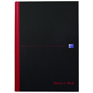 Oxford Black n' Red gebundenes Hardcover Notizbuch A4, Kladde, /m², liniert, 1 Stück Oxford Black n' Red gebundenes Hardcover Notizbuch A4, Kladde, /m², liniert, 1 Stück