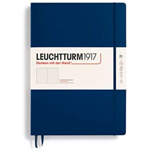 LEUCHTTURM1917 359869 Notizbuch Master Classic (A4+) Hardcover, 233 Nummerierte Seiten, Marine, Dotted LEUCHTTURM1917 359869 Notizbuch Master Classic (A4+) Hardcover, 233 Nummerierte Seiten, Marine, Dotted