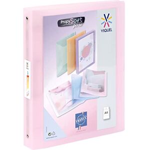 Viquel Flexibler Ordner A4 MAXI personalisierbar – 4 Ringe – Rücken 4 cm – für A4-Dokumente – Rosa transluzent Viquel Flexibler Ordner A4 MAXI personalisierbar – 4 Ringe – Rücken 4 cm – für A4-Dokumente – Rosa transluzent