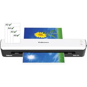 Fellowes Laminiergerät A3 Sola für Zuhause und Homeoffice, für Laminierfolien bis 125 Mikron Stärke, staufrei, Laminiergerät zum Laminieren von Fotos, Dokumenten, Rezepten, Lernkarten uvm Fellowes Laminiergerät A3 Sola für Zuhause und Homeoffice, für Laminierfolien bis 125 Mikron Stärke, staufrei, Laminiergerät zum Laminieren von Fotos, Dokumenten, Rezepten, Lernkarten uvm