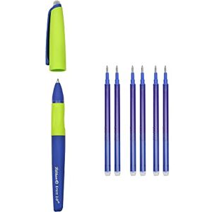 Pelikan Erase 2.0 Ergonomischer radierbarer Tintenroller, blaue Tinte, für Rechts- und Linkshänder, für die Schule, nachfüllbar, 6 Ersatzminen inklusive Pelikan Erase 2.0 Ergonomischer radierbarer Tintenroller, blaue Tinte, für Rechts- und Linkshänder, für die Schule, nachfüllbar, 6 Ersatzminen inklusive
