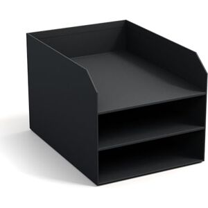 BIGSO BOX OF SWEDEN BIGSO Trey 3-stufige Briefablage – praktische Ablagefläche für Briefe, Dokumente in DIN A4-Format – Ordnungssystem aus Faserplatte mit Papier – dunkelgrau BIGSO BOX OF SWEDEN BIGSO Trey 3-stufige Briefablage – praktische Ablagefläche für Briefe, Dokumente in DIN A4-Format – Ordnungssystem aus Faserplatte mit Papier – dunkelgrau