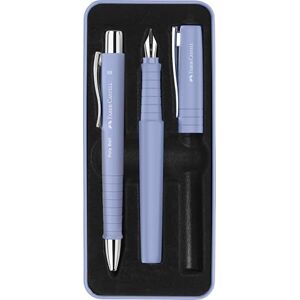 Faber-Castell 241051 Schreibset Poly Pen mit Kugelschreiber und Füller, pale iris Faber-Castell 241051 Schreibset Poly Pen mit Kugelschreiber und Füller, pale iris