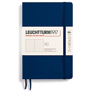 LEUCHTTURM1917 358318 Notizbuch Softcover Paperback (B6+), dotted, Marine LEUCHTTURM1917 358318 Notizbuch Softcover Paperback (B6+), dotted, Marine