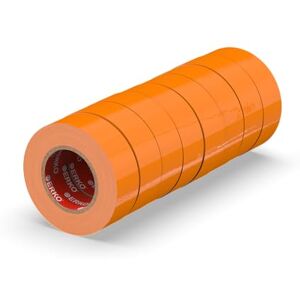 ERKO 8 Stück Elektrisches Isolierband - Professionell, Orange, 19mm x 20m ERKO 8 Stück Elektrisches Isolierband - Professionell, Orange, 19mm x 20m