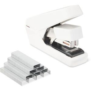Amazon Basics Bürotacker, robuste Ausführung, müheloses Heften, 40 Blatt Kapazität, 1000 flache Heftklammern, Weiß Amazon Basics Bürotacker, robuste Ausführung, müheloses Heften, 40 Blatt Kapazität, 1000 flache Heftklammern, Weiß