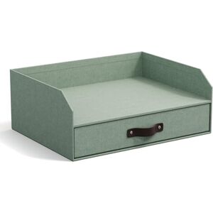 BIGSO BOX OF SWEDEN BIGSO Walter Briefablage mit integrierter Schublade – praktische Ablagefläche für Briefe, Dokumente usw. – Ordnungssystem aus Faserplatte mit Papier in Leinenoptik – mintgrün BIGSO BOX OF SWEDEN BIGSO Walter Briefablage mit integrierter Schublade – praktische Ablagefläche für Briefe, Dokumente usw. – Ordnungssystem aus Faserplatte mit Papier in Leinenoptik – mintgrün