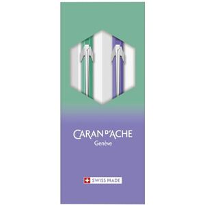 Caran d'Ache Caran d’Ache Set 849 Kugelschreiber und Minenhalter in der Farbe Borealis, Sonderedition, 8490.703 Caran d'Ache Caran d’Ache Set 849 Kugelschreiber und Minenhalter in der Farbe Borealis, Sonderedition, 8490.703