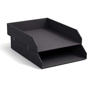 BIGSO BOX OF SWEDEN BIGSO Hakan 2er-Set Briefablage A4 – Aufbewahrungsbox stapelbar mit Griff – Schreibtischablage für Briefe, Dokumente & Unterlagen – Ordnungssystem aus Faserplatte mit Papier – schwarz BIGSO BOX OF SWEDEN BIGSO Hakan 2er-Set Briefablage A4 – Aufbewahrungsbox stapelbar mit Griff – Schreibtischablage für Briefe, Dokumente & Unterlagen – Ordnungssystem aus Faserplatte mit Papier – schwarz