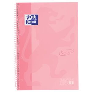 Oxford A4 European Book 1, kariert, 160 Seiten mit farbigen Rändern, Touch Hardcover, mit Whiteboard, pastell rosa Oxford A4 European Book 1, kariert, 160 Seiten mit farbigen Rändern, Touch Hardcover, mit Whiteboard, pastell rosa