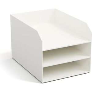 BIGSO BOX OF SWEDEN BIGSO Trey 3-stufige Briefablage – praktische Ablagefläche für Briefe, Dokumente in DIN A4-Format – Ordnungssystem aus Faserplatte mit Papier – weiß BIGSO BOX OF SWEDEN BIGSO Trey 3-stufige Briefablage – praktische Ablagefläche für Briefe, Dokumente in DIN A4-Format – Ordnungssystem aus Faserplatte mit Papier – weiß