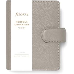 Filofax Norfolk Pocket Organiser Taupe 2025 Filofax Norfolk Pocket Organiser Taupe 2025