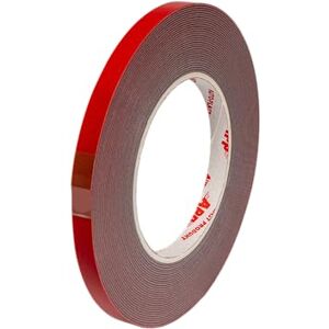 AUTO-PLAST PRODUKT APP Acryl Tape Doppelseitiges Klebeband Extra Stark Doppelseitiges Wasserdichtes Montageband Rot 10m Länge, 9mm Breite AUTO-PLAST PRODUKT APP Acryl Tape Doppelseitiges Klebeband Extra Stark Doppelseitiges Wasserdichtes Montageband Rot 10m Länge, 9mm Breite
