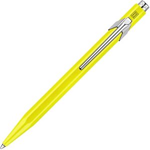 Caran d'Ache Kugelschreiber 849 POPLINE Fluo Gelb mit Etui, 1 Stück (1er Pack) Caran d'Ache Kugelschreiber 849 POPLINE Fluo Gelb mit Etui, 1 Stück (1er Pack)