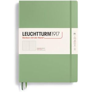 LEUCHTTURM1917 370260 Notizbuch Master Classic (A4+) Hardcover, 233 nummerierte Seiten, Salbei, dotted LEUCHTTURM1917 370260 Notizbuch Master Classic (A4+) Hardcover, 233 nummerierte Seiten, Salbei, dotted