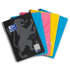 Oxford Touch Collegeblock B5 (17,6x25 cm) kariert mit Rand, 160 Seiten, sortiert, 5 Stück Oxford Touch Collegeblock B5 (17,6x25 cm) kariert mit Rand, 160 Seiten, sortiert, 5 Stück