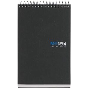 Miquelrius Spiralblock A6 mit oberer Spiralbindung, kariert 5 mm, 120 mikroperforierte Blätter in 4 Farben, Notizblock mit hartem Kartondeckel, The Original Reporter Notebook Miquelrius Spiralblock A6 mit oberer Spiralbindung, kariert 5 mm, 120 mikroperforierte Blätter in 4 Farben, Notizblock mit hartem Kartondeckel, The Original Reporter Notebook