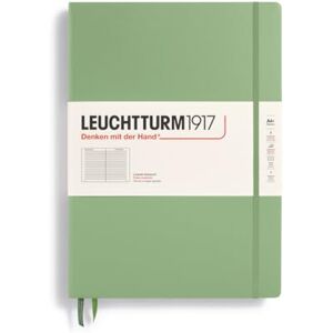 LEUCHTTURM1917 370261 Notizbuch Master Classic (A4+) Hardcover, 235 nummerierte Seiten, Salbei, liniert LEUCHTTURM1917 370261 Notizbuch Master Classic (A4+) Hardcover, 235 nummerierte Seiten, Salbei, liniert
