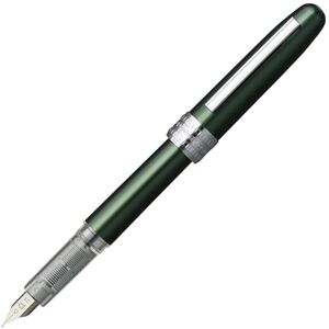 Platinum Plaisir PGB-1000#41 Füllfederhalter/Federstärken: F fein/Farbe: Green/Grün/Handgefertigt/Kunststoffverpackung/Füllhalter Platinum Plaisir PGB-1000#41 Füllfederhalter/Federstärken: F fein/Farbe: Green/Grün/Handgefertigt/Kunststoffverpackung/Füllhalter