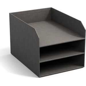 BIGSO BOX OF SWEDEN BIGSO Trey 3-stufige Briefablage – praktische Ablagefläche für Briefe, Dokumente in DIN A4-Format – Ordnungssystem aus Faserplatte mit Papier in Leinenoptik – grau BIGSO BOX OF SWEDEN BIGSO Trey 3-stufige Briefablage – praktische Ablagefläche für Briefe, Dokumente in DIN A4-Format – Ordnungssystem aus Faserplatte mit Papier in Leinenoptik – grau