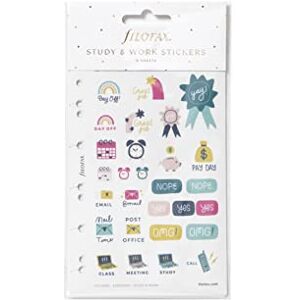 Filofax Accessories Everyday Study & Work Stickers, 132836 Filofax Accessories Everyday Study & Work Stickers, 132836