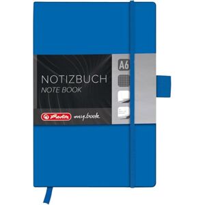 Herlitz 11369162 Notizbuch my.book Classic A6, 96 Blatt, kariert, blau Herlitz 11369162 Notizbuch my.book Classic A6, 96 Blatt, kariert, blau