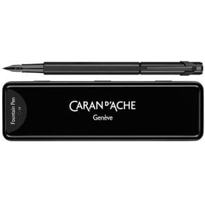 Caran d'Ache 849™ Black Code Füllfederhalter aus Aluminium, Schwarz, Stärke: M, 0840.496 Caran d'Ache 849™ Black Code Füllfederhalter aus Aluminium, Schwarz, Stärke: M, 0840.496