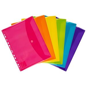 Oxford Dokumenten-Mappen A4, Taschen mit Klett-Verschluss, zum Abheften, sortiert, 6er Pack, 400099574, mehrfarbig Oxford Dokumenten-Mappen A4, Taschen mit Klett-Verschluss, zum Abheften, sortiert, 6er Pack, 400099574, mehrfarbig