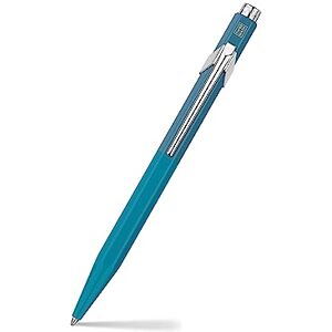 Caran d'Ache 849 PAUL SMITH Kugelschreiber in der Farbe: Cyan Blue/Steel Blue, Aluminium, Goliath Mine in Schwarz Medium, Länge: 12,5cm, NM0849.342 Caran d'Ache 849 PAUL SMITH Kugelschreiber in der Farbe: Cyan Blue/Steel Blue, Aluminium, Goliath Mine in Schwarz Medium, Länge: 12,5cm, NM0849.342