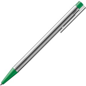 Lamy logo matt green Kugelschreiber zeitloser Kuli in einem eleganten & robusten Gehäuse aus Edelstahl – inkl. Großraummine M 16 in Strichbreite M in grün Lamy logo matt green Kugelschreiber zeitloser Kuli in einem eleganten & robusten Gehäuse aus Edelstahl – inkl. Großraummine M 16 in Strichbreite M in grün