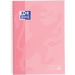 Oxford A4 European Book 1, liniert, 160 Seiten mit farbigen Rändern, Touch Hardcover, mit Whiteboard, pastell rosa Oxford A4 European Book 1, liniert, 160 Seiten mit farbigen Rändern, Touch Hardcover, mit Whiteboard, pastell rosa