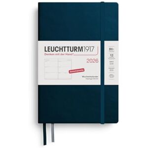 LEUCHTTURM1917 372539 Wochenkalender Paperback (B6+) 2026, 12 Monate, Deep Sea, Deutsch LEUCHTTURM1917 372539 Wochenkalender Paperback (B6+) 2026, 12 Monate, Deep Sea, Deutsch