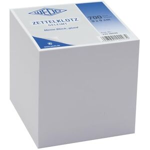 WEDO Memo-Zettelklotz 9 × 9 cm – weißer Notizblock, 700 Blatt, geleimt, holzfrei – ideal für Büro, Zuhause & Schule WEDO Memo-Zettelklotz 9 × 9 cm – weißer Notizblock, 700 Blatt, geleimt, holzfrei – ideal für Büro, Zuhause & Schule