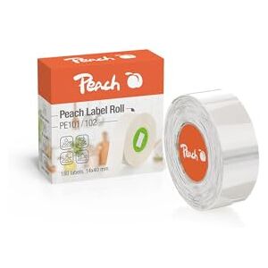 Peach 3x Thermoetikettenband tansparent 14x40mm 180 Etiketten pro Rolle selbstklebendes Thermopapier für PE110 Etikettendrucker angepasstes Etikettendruckpapier PE102A Peach 3x Thermoetikettenband tansparent 14x40mm 180 Etiketten pro Rolle selbstklebendes Thermopapier für PE110 Etikettendrucker angepasstes Etikettendruckpapier PE102A